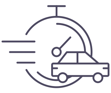 The car will come soon icon