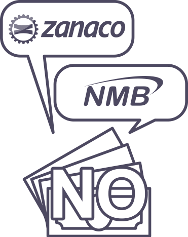 No Bank Charge for Zanaco and NMB icon - SP view