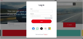 Connexion et clic sur « Mon compte » width=