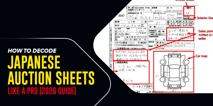 How to Decode Japanese Auction Sheets Like a Pro (2026 Guide)