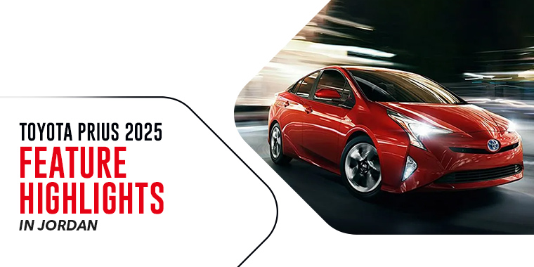 Toyota Prius 2025 Feature Highlights in Jordan