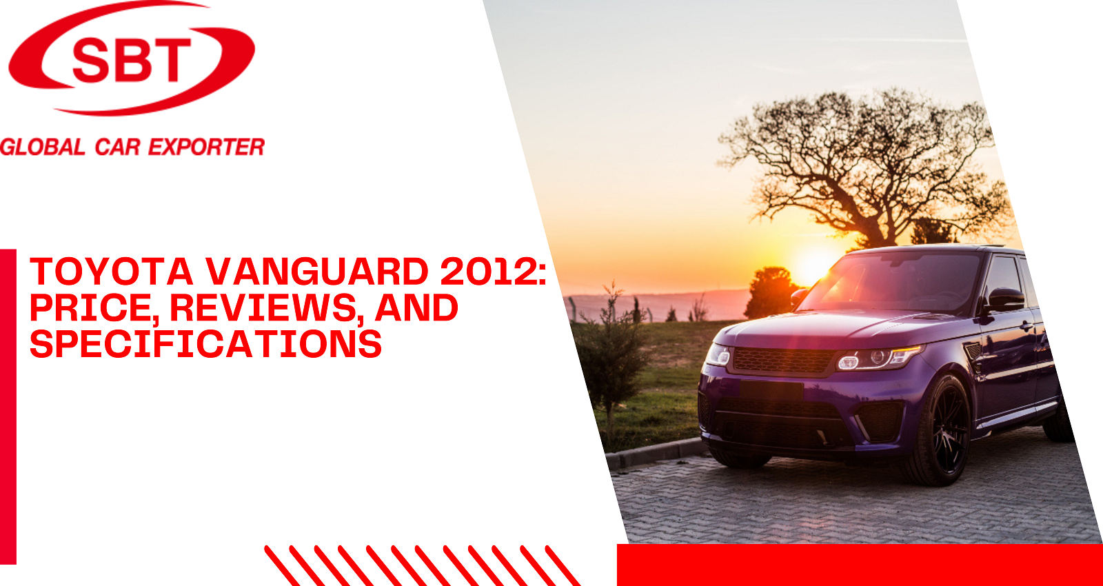 Toyota Vanguard 2012: Price, Reviews, and Specifications