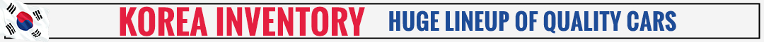 "used korea inventory huge lineup of quality cars for sale" list of cars for sale