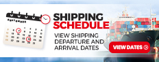shipping schedule