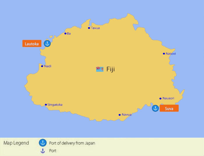 Fiji Map